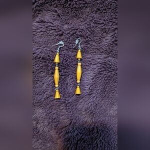 Wood Dangle Earrings